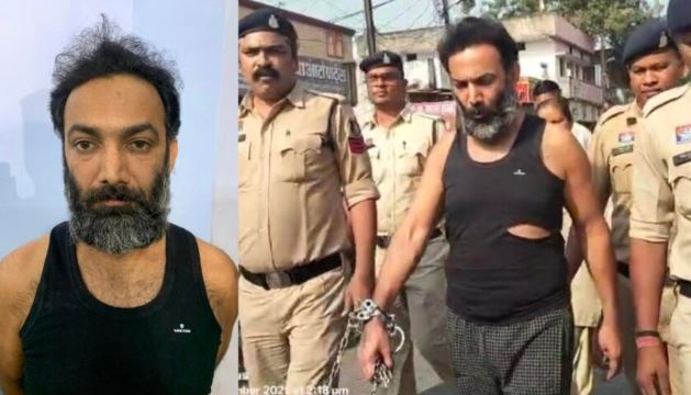 हिस्ट्रीशीटर वीरेंद्र तोमर का रायपुर पुलिस ने निकाला जुलूस