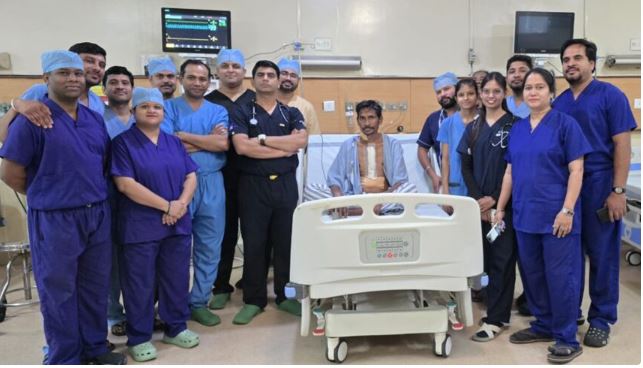 फेफड़ों को चीरते हार्ट के अंदर लगी बुलेट, अम्बेडकर अस्पताल के डॉक्टरों ने ओपन हार्ट सर्जरी कर निकाली गोली