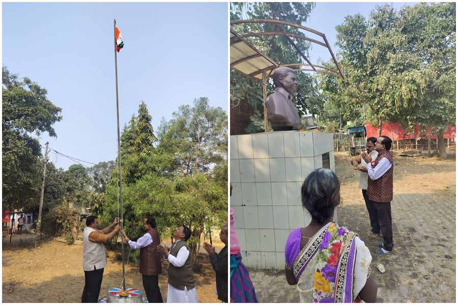 77वें गणतंत्र दिवस पर कुलदीप निगम वृद्धाश्रम में फहराया गया तिरंगा