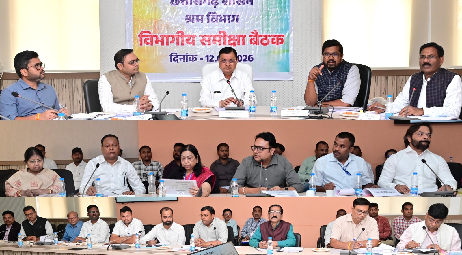 श्रम मंत्री ने ली श्रम विभाग की बैठक... योजनाओं के क्रियान्वयन, श्रमिकों की सुरक्षा पर विशेष फोकस