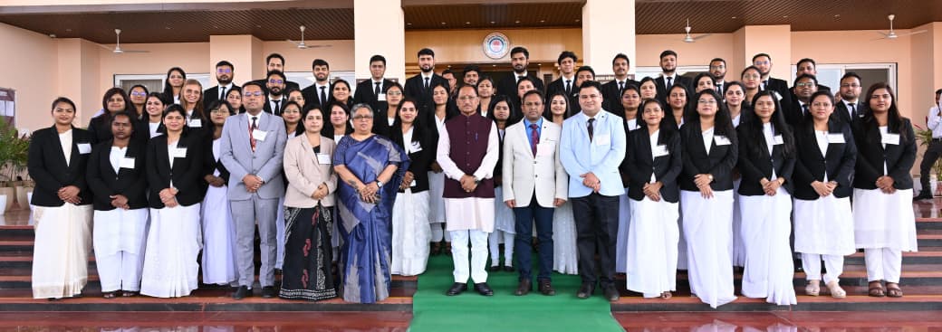 प्रशिक्षु न्यायाधीश लोकतंत्र के तीसरे स्तंभ के रूप में निभाएंगे महत्वपूर्ण भूमिका:मुख्यमंत्री साय