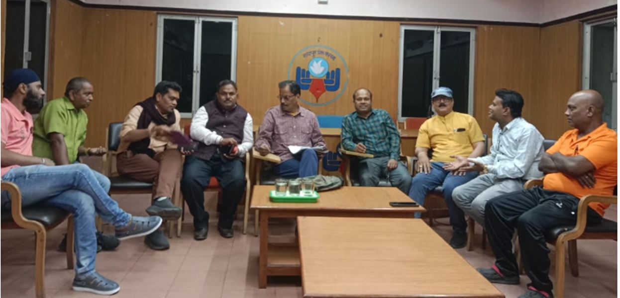 रायपुर प्रेस क्लब में &lsquo;खेल मड़ई-2&rsquo; का आगाज जल्द... दिवंगत पत्रकारों की स्मृति में होगी विभिन्न प्रतियोगिताएं