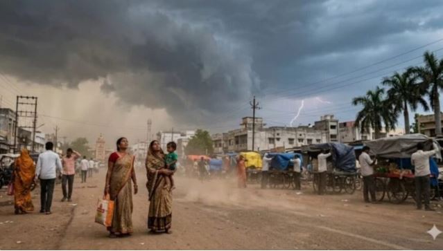 छत्तीसगढ़ में अगले दो दिनों तक आंधी, बारिश और बिजली गिरने की संभावना