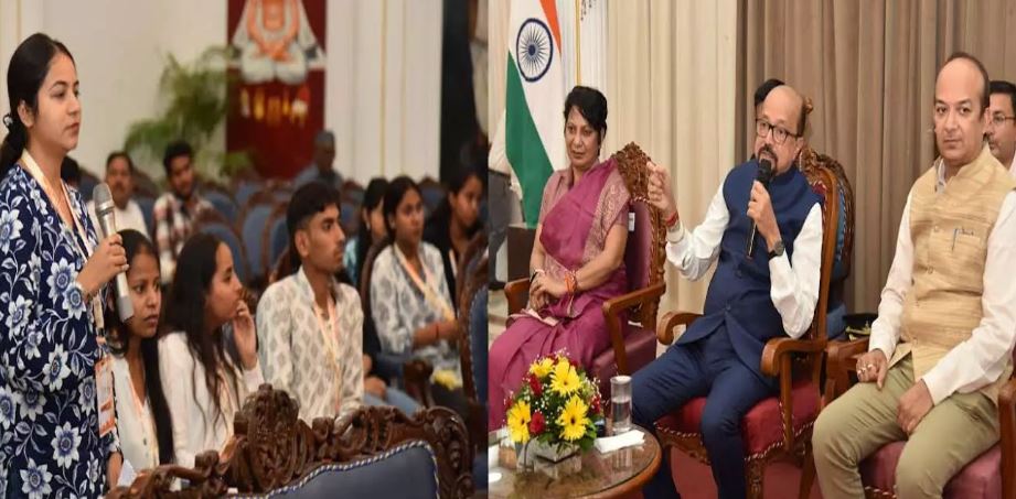 राज्यपाल रमेन डेका से लोकभवन में दिल्ली के युवाओं ने किया संवाद