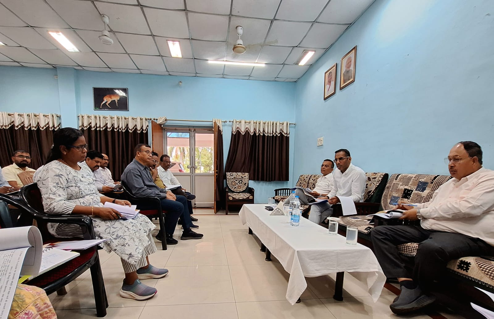लोक निर्माण विभाग के सचिव पहुंचे जांजगीर-चांपा... बरसात से पहले पेच रिपेयर करने के निर्देश