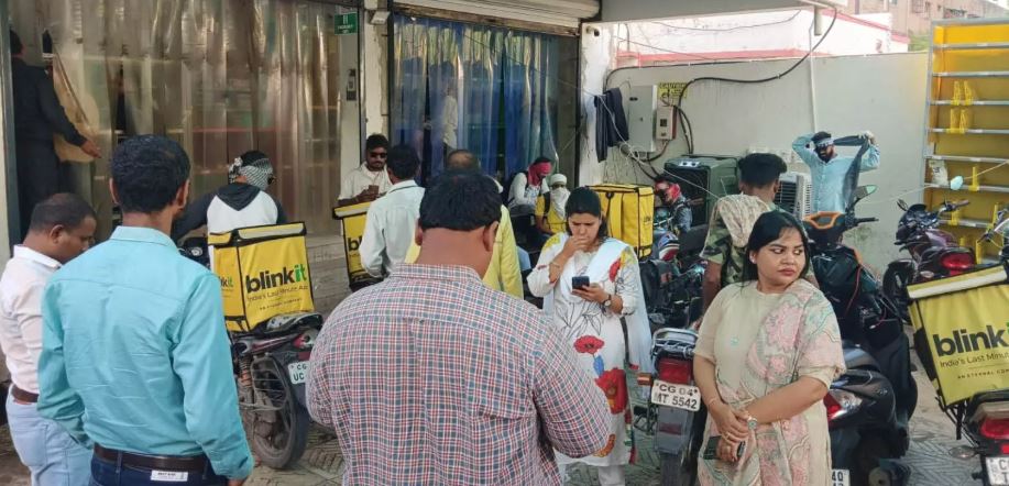 रायपुर में नियम उल्लंघन पर बड़ी कार्रवाई, ब्लिंकिट भवन सील