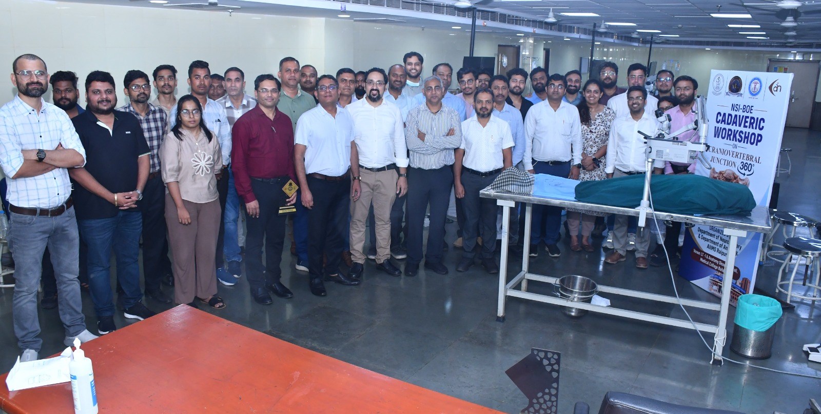 एम्स रायपुर में राष्ट्रीय क्रेनियोवर्टिब्रल जंक्शन सर्जरी कार्यशाला संपन्न