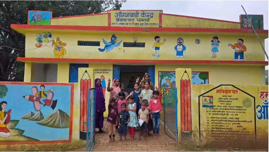 नए आंगनबाड़ी भवन से बच्चों को मिला बेहतर सीखने का माहौल, कार्यकर्ताओं को भी मिली सुविधाएं