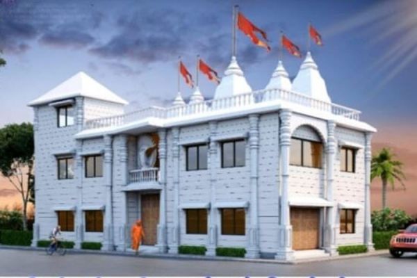 चूड़ी लाइन स्थित बांके बिहारी मंदिर का पुनर्निर्माण शुरू, लेगा भव्य आकार