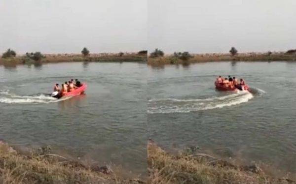  थर्मोकाल  की शीट को पकड़कर तालाब में तैरने उतरे बच्चे, डूबने से दो की मौत
