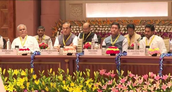 नीति आयोग की बैठक में शामिल हुए सीएम बघेल... पीएम मोदी के सामने रखी छत्तीसगढ़ के हित की बात 