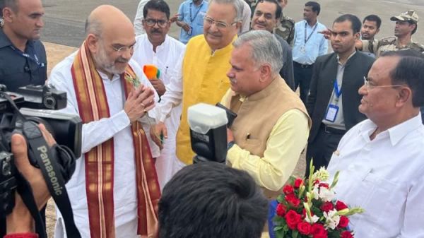 इधर माथुर को सौंपा चुनाव का जिम्मा... उधर पीएम मोदी के लौटते ही... शाह के फिर छत्तीसगढ़ आने के संकेत