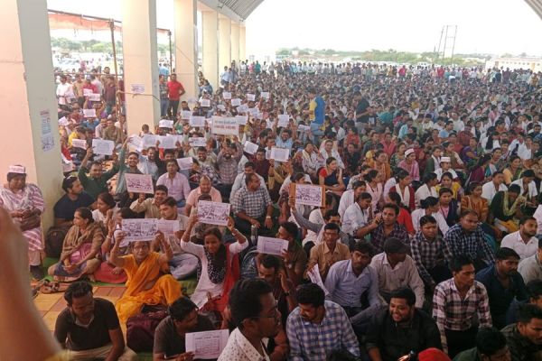अतिथि व्याख्याताओं ने सरकार को संदेश देने... पकड़ी आंदोलन की राह... हजारों की तादाद में उमड़ी ऐतिहासिक भीड़
