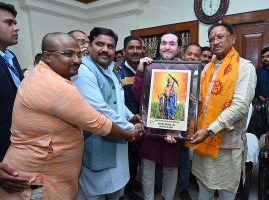 मुख्यमंत्री से भारतीय किसान संघ के प्रतिनिधि मंडल ने की सौजन्य मुलाकात
