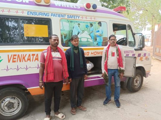 मुख्यमंत्री की पहल पर मृतक नरसिंह के परिजनों को मिली राहत... कलेक्टर ने उपलब्ध कराया शव वाहन