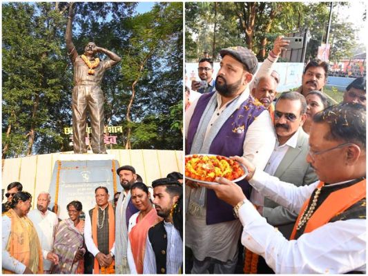 मुख्यमंत्री विष्णुदेव साय ने किया दिलीप सिंह जूदेव की प्रतिमा में माल्यार्पण... कहा जूदेव से रही गहरी आत्मीयता