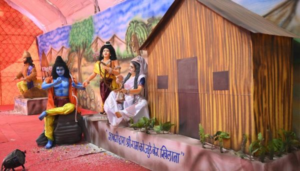 राजिम कुंभ कल्पः श्रीराम वनगमन पथ की झांकी बनी आकर्षण का केन्द्र