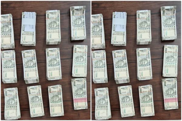 राजधानी पुलिस ने चेकिंग के दौरान बरामद किए 6 लाख नगदी रकम