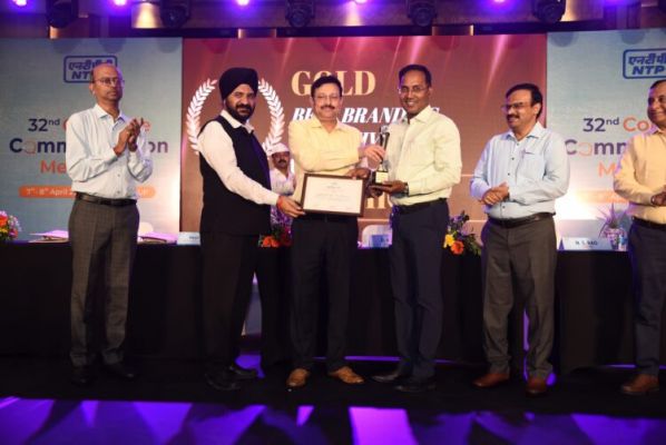 एनटीपीसी नवा रायपुर को सर्वश्रेष्ठ ब्रांडिंग पहल के लिए मिला स्वर्ण पदक