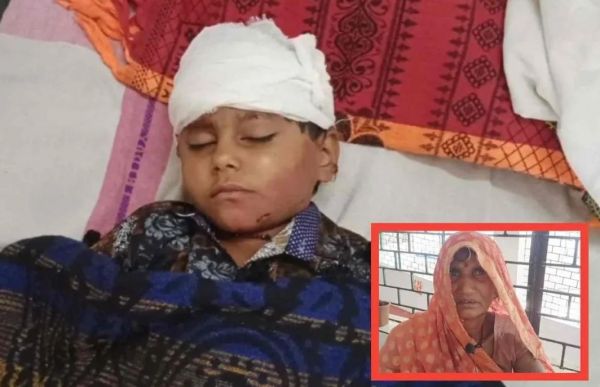 बच्ची को उठा ले जाने की फिराक में था तेंदुआ नानी के हौसले देख दुम दबाकर भगा तेंदुआ