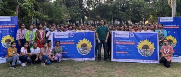 विश्व तंबाकू निषेध दिवस पर तंबाकू के खिलाफ जागरूकता रैली का आयोजन, एमएमआई नारायणा अस्पताल में 