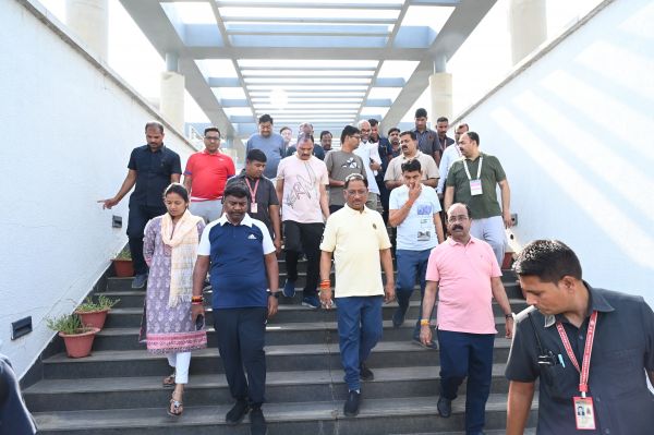 चिंतन शिविर के दूसरे दिन आईआईएम परिसर का मंत्रीगणों के साथ सीएम साय ने किया भ्रमण