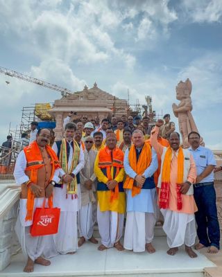 राम मंदिर में गूंजा नारा : छत्तीसगढ़ के भांचा राम, जय श्री राम, जय श्री राम