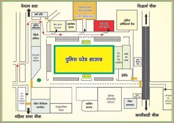 15 अगस्त को पुलिस परेड ग्राउण्ड रायपुर में मुख्यमंत्री लेंगे परेड की सलामी, पार्किंग के लिए यहां रहेगी व्यवस्था
