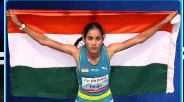 पूजा ने वर्ल्ड कॉन्टिनेंटल ब्रॉन्ज एथलेटिक मीट में 1500 मीटर दौड़ का जीता स्वर्णपदक