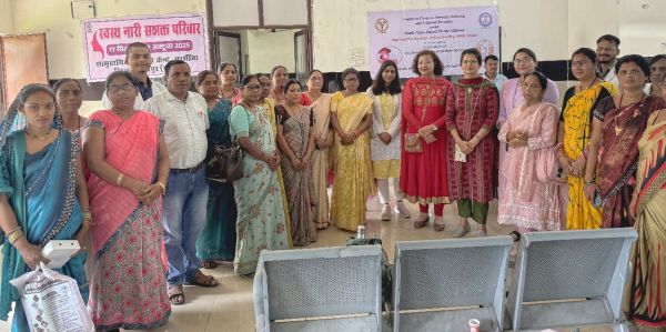  &lsquo;स्वस्थ नारी सशक्त परिवार अभियान&rsquo; स्वास्थ्य शिविर और जागरूकता कार्यक्रमों से गूंजा परिसर