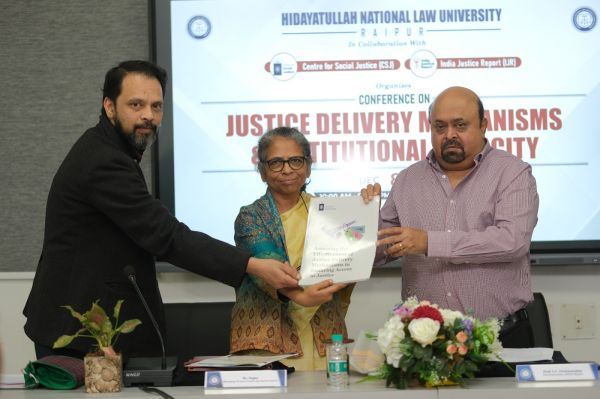 एचएनएलयू&ndash;सीएसजे&ndash;आईजेआर सम्मेलन : &ldquo;न्याय वितरण तंत्र और संस्थागत क्षमता&rdquo; पर कांफ्रेंस 