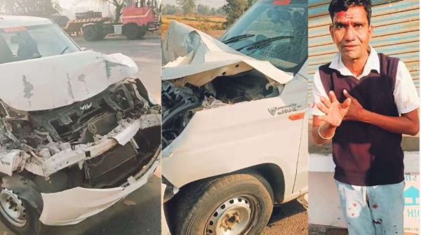 नशे में धुत स्कूल वाहन चालक ने ट्रक को मारी टक्कर, कई बच्चे घायल, स्कूल प्रबंधन की लापरवाही पर फूटा पालकों का गुस्सा