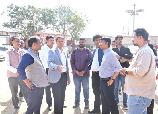 &lsquo;रायपुर साहित्य उत्सव&ndash;2026&rsquo; की तैयारियों का कलेक्टर डॉ. गौरव सिंह ने किया निरीक्षण