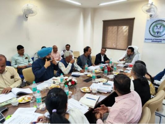 पशुपालन योजनाओं की मॉनिटरिंग के लिए छत्तीसगढ़ पहुंचे केंद्रीय दल