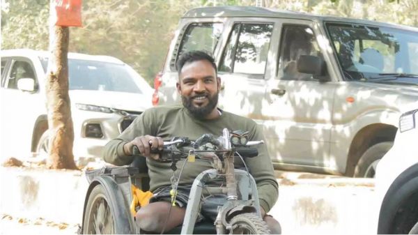 दिव्यांगजनों के उपकरण मरम्मत के लिए पहला दिव्यांग गैरेज रायपुर में