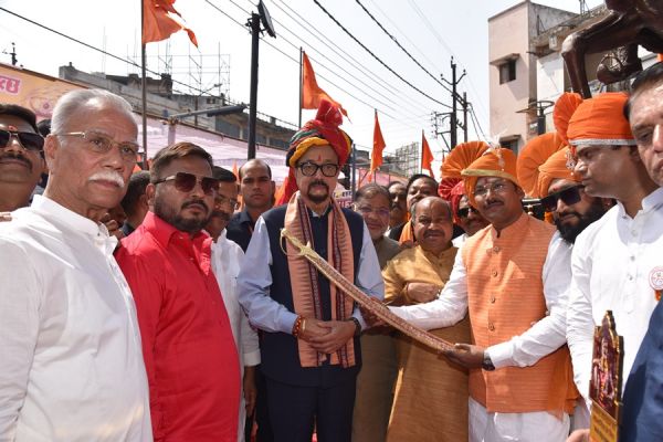 मराठा समाज ने मनाई छत्रपति शिवाजी महाराज की 396वीं जयंती