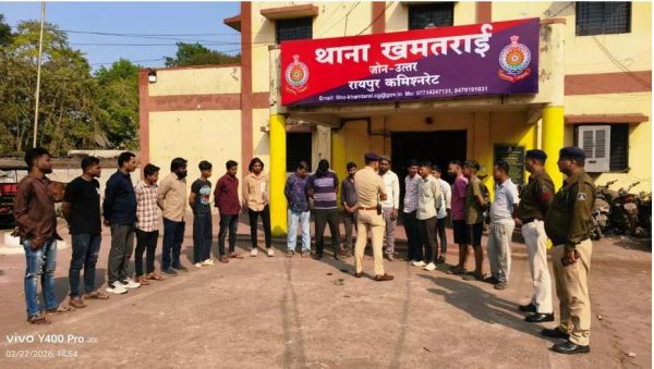 रायपुर नॉर्थ जोन: पुलिस ने 60 चाकूबाजों, हिस्ट्रीशीटरों को दी समझाइश