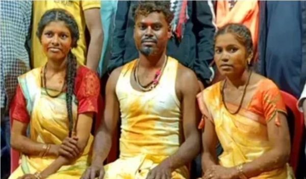 एक दूल्हे ने दो दुल्हनों संग लिए सात फेरे, शादी देखने उमड़ा पूरा गांव