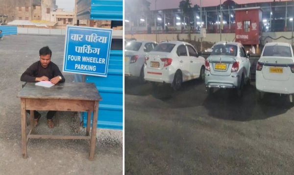 रायपुर स्टेशन: फोर-व्हीलर पार्किंग का स्थान बदलकर एक्सप्रेस वे के पास किया गया