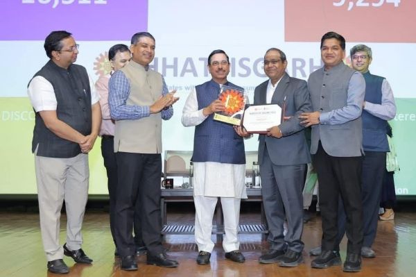 छत्तीसगढ़ को पीएम सूर्य घर उत्कृष्टता पुरस्कार में राष्ट्रीय स्तर पर मिला द्वितीय स्थान