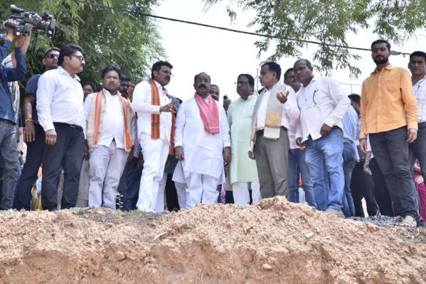 उप मुख्यमंत्री अरुण साव ने शहरी विकास योजनाओं का किया सघन निरीक्षण