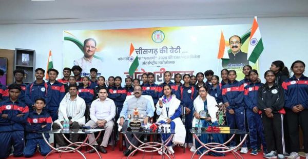 ज्ञानेश्वरी की सफलता से राज्य के युवा लेंगे प्रेरणा, खेलों के लिए तैयार होगा अच्छा वातावरण: अरुण साव