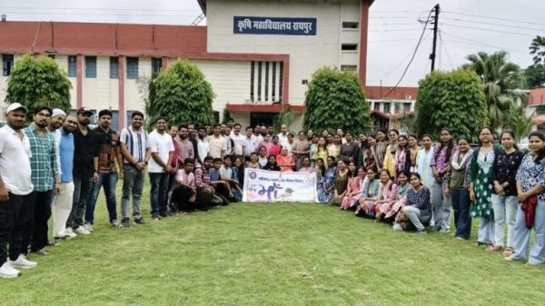रायपुर कृषि महाविद्यालय में &lsquo;एक पेड़ माँ के नाम&rsquo; अभियान, हुआ वृहद वृक्षारोपण