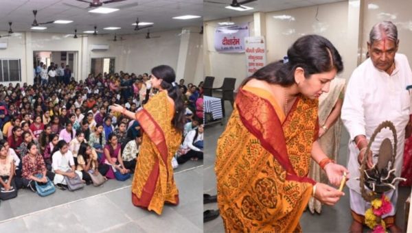 डागा कन्या महाविद्यालय में नवप्रवेशित छात्राओं के लिए शैक्षणिक शुभारंभ समारोह