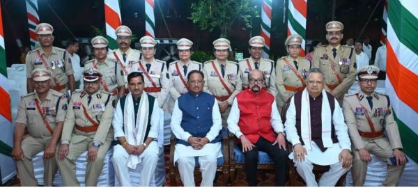 लोकभवन में स्वागत समारोह स्वतंत्रता दिवस के अवसर पर