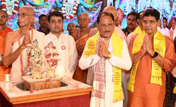 इस्कॉन मंदिर में जन्माष्टमी की धूम, CM साय ने कहा संस्कृति और आस्था हमारी पहचान