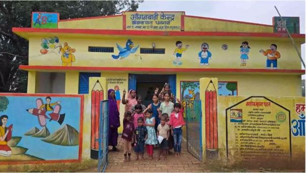 नए आंगनबाड़ी भवन से बच्चों को मिला बेहतर सीखने का माहौल, कार्यकर्ताओं को भी मिली सुविधाएं
