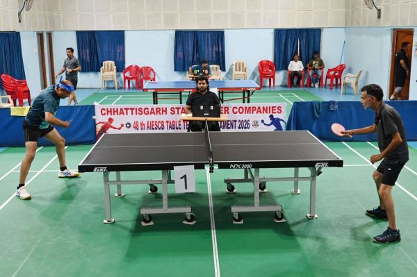  छत्तीसगढ़ ने तमिलनाडु को हराकर जीता 48वीं अखिल भारतीय विद्युत खेल नियंत्रण बोर्ड टेबल टेनिस खिताब