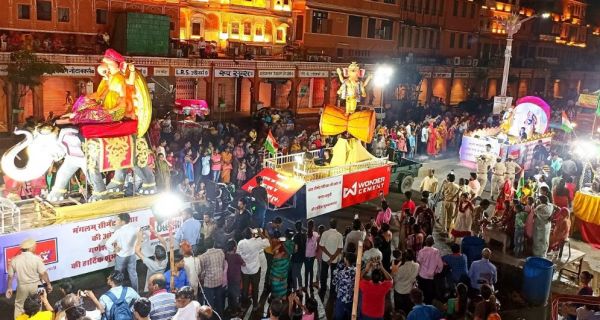 रायपुर में गणेश प्रतिमा के विसर्जन और गणपति झांकी को लेकर पुलिस की पुख्ता तैयारी, 1000 जवान और ड्रोन रखेंगे नजर