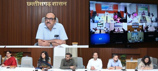 मुख्य सचिव की अध्यक्षता में डिजिटल क्रॉप सर्वे की प्रगति की समीक्षा बैठक सम्पन्न